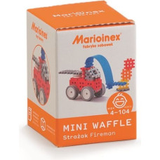 Marioinex Klocki Waffle Mini Strażak Mały