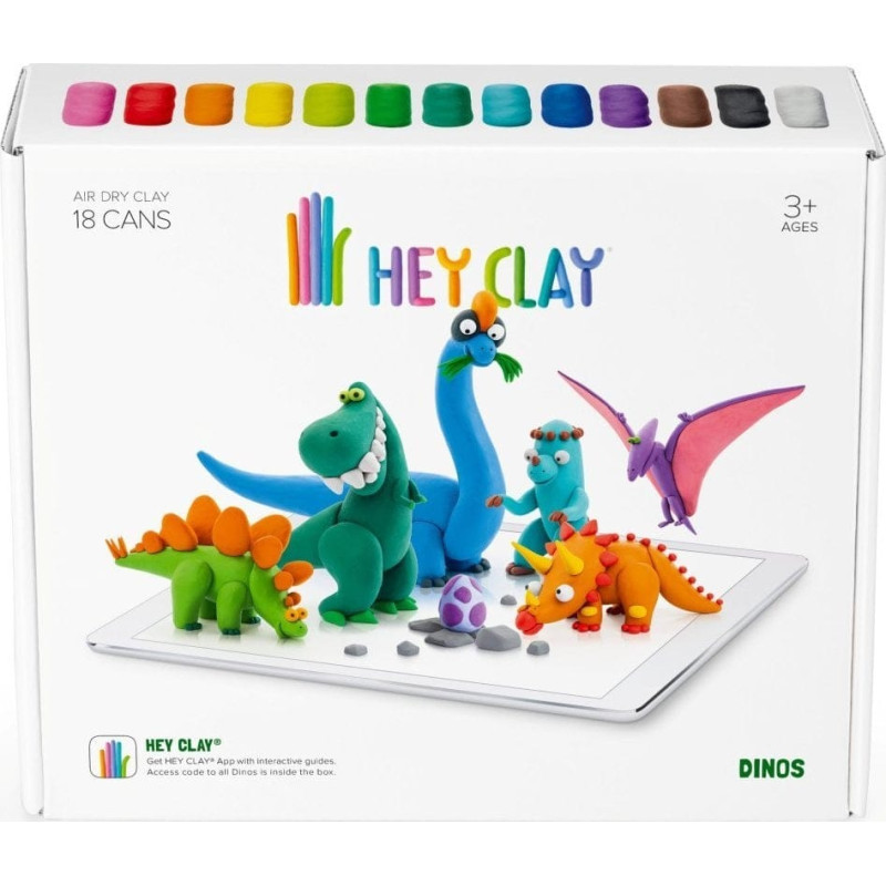 Tm Toys Hey Clay - Masa plastyczna Dinozaury HCLSE006