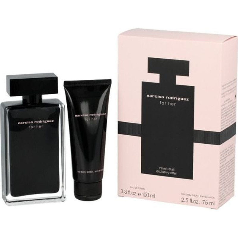 Narciso Rodriguez ZESTAW Narciso Rodriguez For Her EDT 100ml + BL 75ml