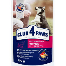 Club 4 Paws Club 4 Paws karma dla szczeniąt (20+4) 100g Kurczak w galarecie