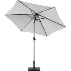 Beliani Parasol ogrodowy Varase Jasnoszary 270 cm