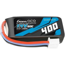 Gens Ace Akumulator GensAce 400mAh 7.4V 60C 2S1P JST