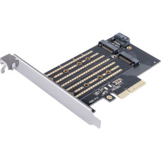 Orico Kontroler Orico Karta PCI-E na M.2 NVMe i M.2 SATA