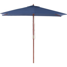 Beliani Parasol ogrodowy 144 x 195 cm niebieski FLAMENCO (58133)