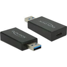 Delock Adapter USB Delock USB-C - USB Czarny  (65689)