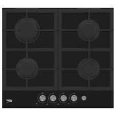 Beko HISG 64235 S hob Black Built-in Gas 4 zone(s)