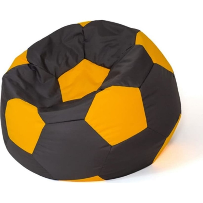 Go Gift Sako bag pouffe Ball black-yellow XXL 140 cm