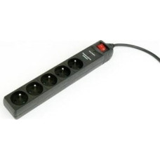 Energenie SPF5-C-5 surge protector 5 AC outlet(s) 250 V 1.5 m Black