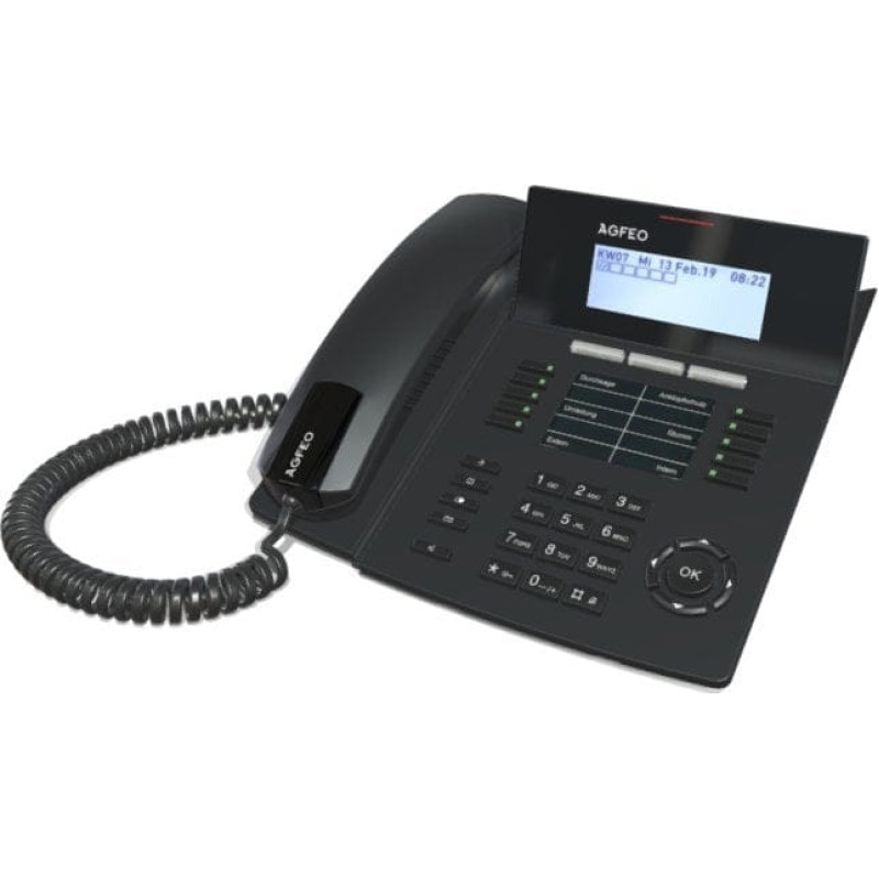 Agfeo Systemtelefon ST54 IP SENSORfon schwarz