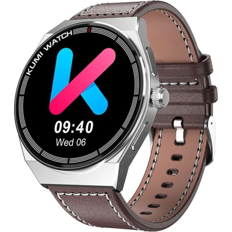 Kumi Smartwatch Kumi Smartwatch Kumi GT5 MAX 1.39 cala 290 mAh Srebrny