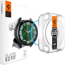 Spigen Spigen Glass tR EZ Fit 2 Pack - Samsung Galaxy Watch6 Classic 47mm