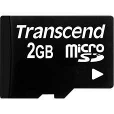 Transcend micro Secure Digital Card 2 GB (schwarz, Boxed)