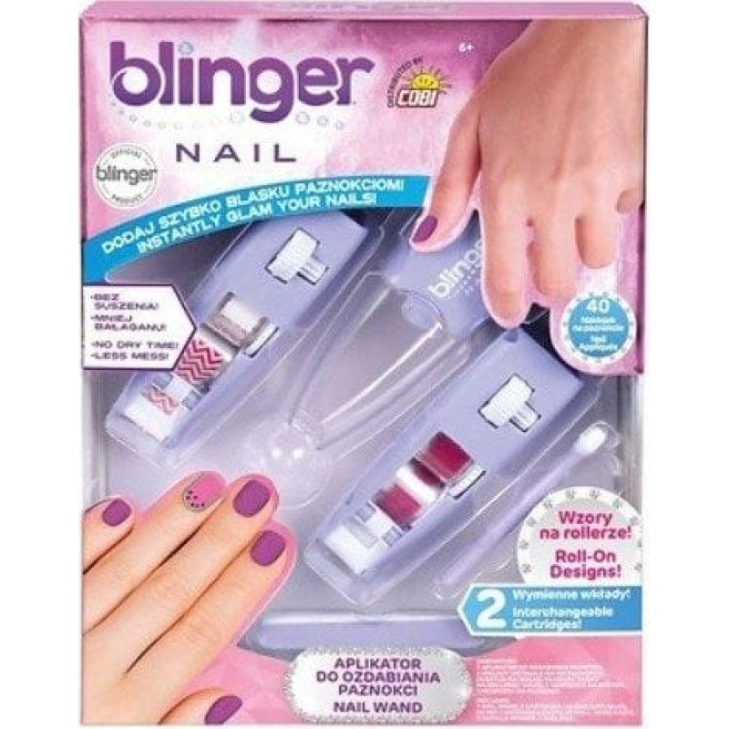 Cobi Zestaw do ozdabiania paznokci -Blinger Nail Wand