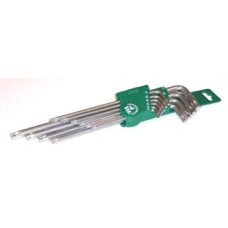 Jonnesway Zestaw kluczy trzpieniowych torx typ L T9-T50 10szt. (H12S110S)