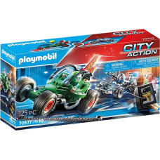 Playmobil Policyjny gokart: Pościg za włamywaczem do sejfu (70577)