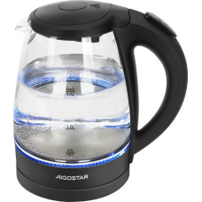 Aigostar Czajnik Aigostar  Electric Kettle Glass & Plastic 1.7L Black（offine） VDE / Adam