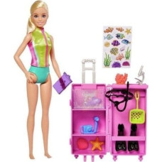 Mattel Lalka Barbie Mattel Biolożka morska Zestaw z lalką HMH26