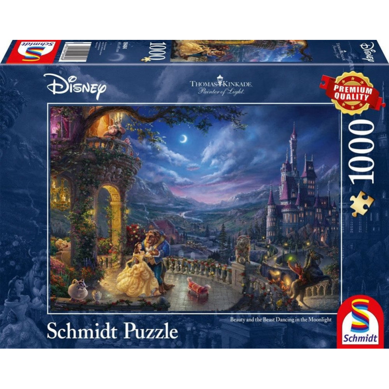 Schmidt Spiele Puzzle PQ 1000 Piękna i Bestia (Disney) G3