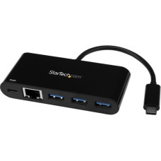 Startech HUB USB StarTech 1x RJ-45 1x USB-C  + 3x USB-A 3.0 (HB30C3AGEPD)