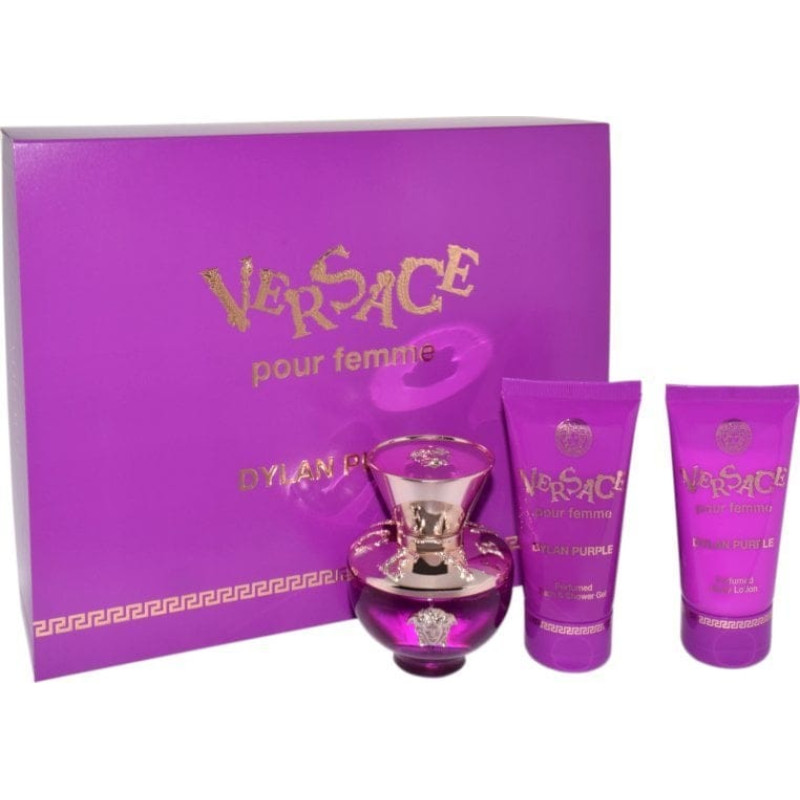 Versace VERSACE SET (DYLAN PURPLE (W) EDP/S 50ML + PERFUMED BATH&SHOWER GEL 50ML + PERFUMED BODY LOTION 50ML)