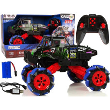 Leantoys Auto Terenowe Drift Zdalnie Sterowane 1:16 Zielony 2.4G Obrót 360 Stopni