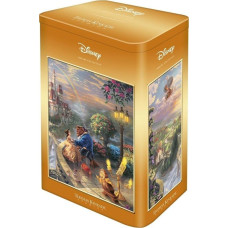 Schmidt Spiele Schmidt Spiele Thomas Kinkade Studios: Disney - Beauty and the Beast in the nostalgic metal box, puzzle (500 pieces)