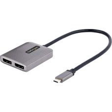 Startech Adapter USB StarTech StarTech.com MST14CD122DP zewnętrzna karta graficzna usb 4096 x 2160 px Szary