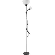 Orno Lampa stojąca podłogowa URLAR, 175 cm, max 25W E27, max 25W E14, czarna