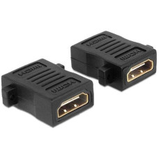 Delock Adapter AV Delock HDMI - HDMI czarny (65509)