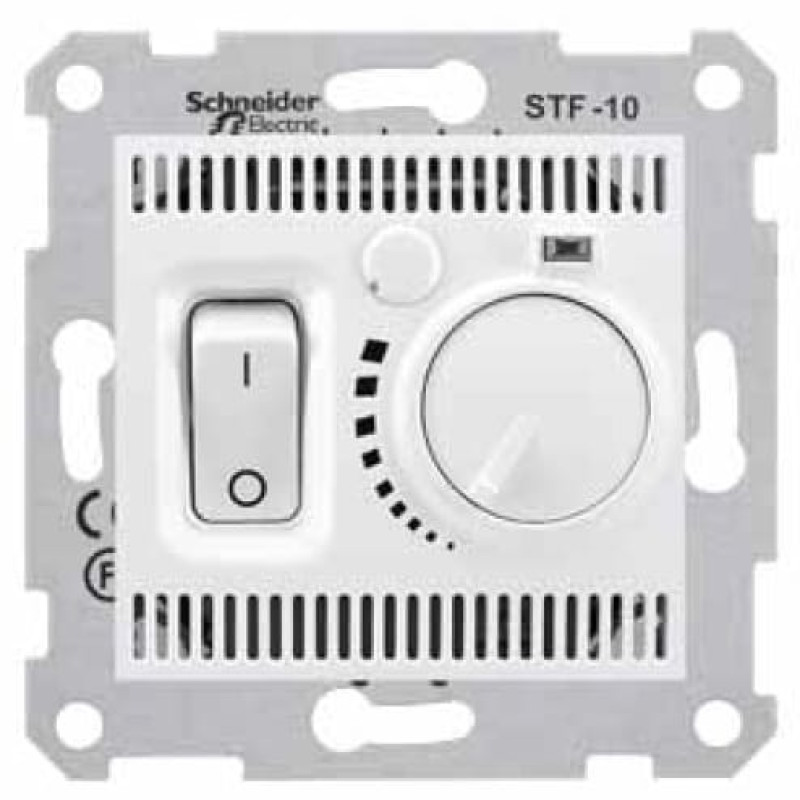 Schneider Regulator temperatury SEDNA podtynkowy biały - SDN6000321