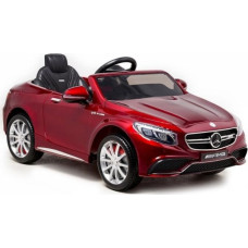 Leantoys Auto na Akumulator Mercedes S63 Czerwony Lakier