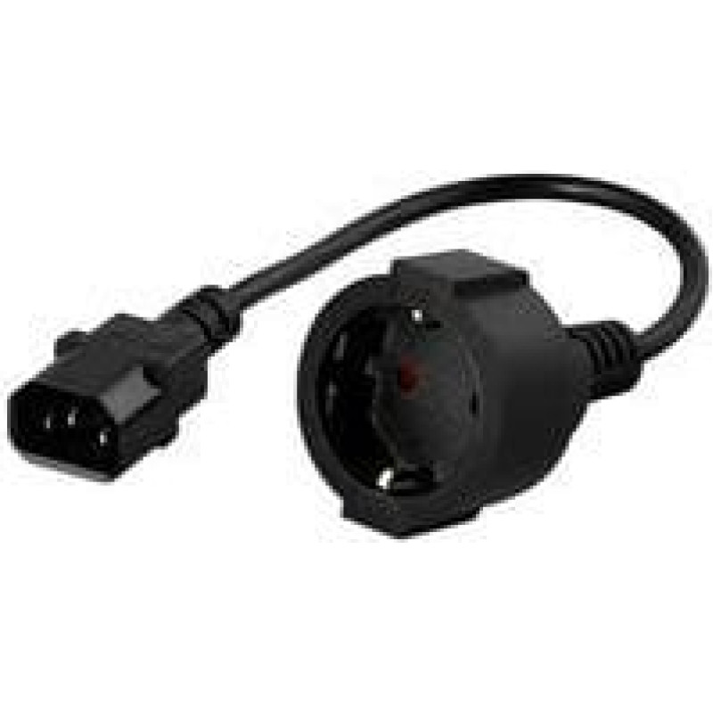 Powerwalker Adapter IEC C14 do Schuko (91015003)