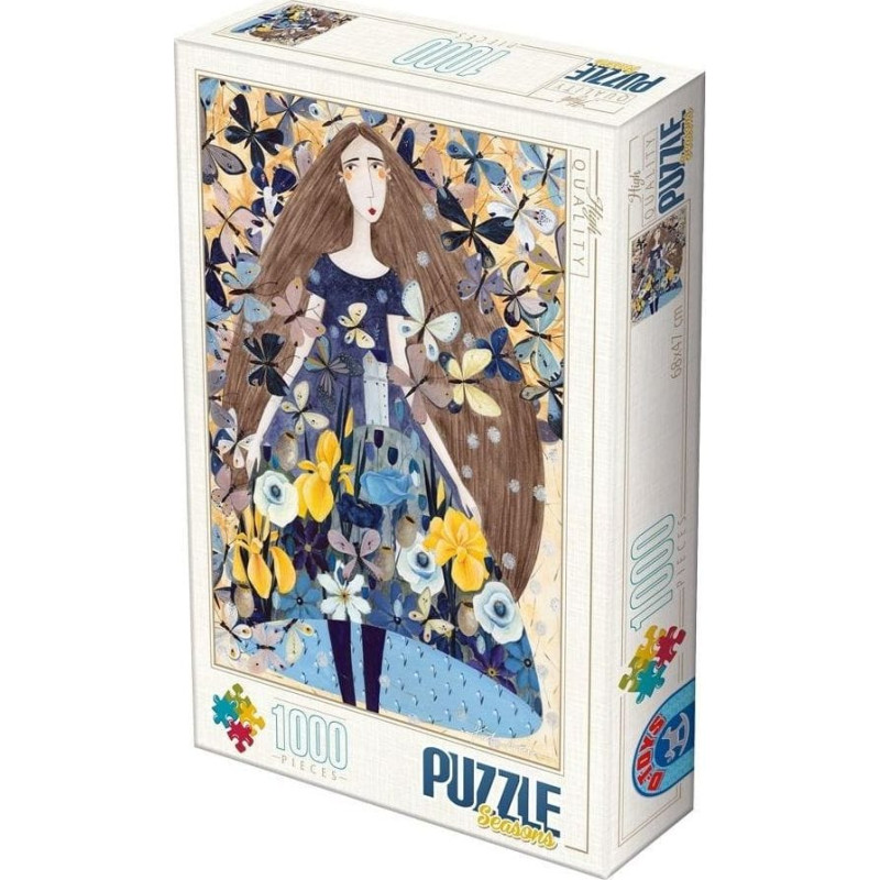 D-Toys Puzzle 1000 Andrea Kurti, Cztery pory roku-Wiosna