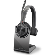 Poly Voyager 4310 UC Headset Wireless Head-band Office/Call center USB Type-A Bluetooth Charging stand Black