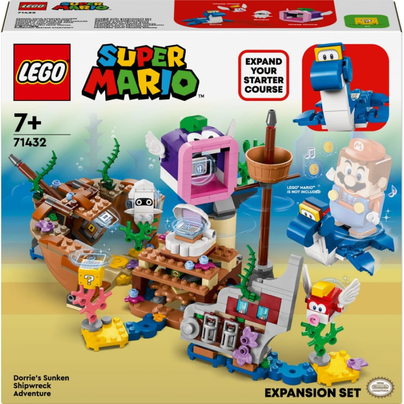 Lego Super Mario Przygoda Dorriego we wraku — zestaw rozszerzający (71432)