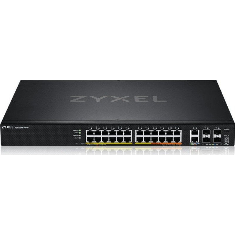 Zyxel Access Point ZyXEL Punkt dostępu L3 24 porty PoE,10GbE RJ-45, 4 porty 10GbE SFP+ XGS2220-30HP-EU0101F