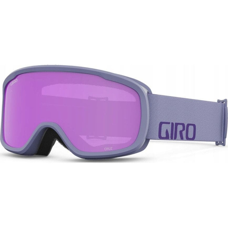 Giro Gogle zimowe GIRO CRUZ LILAC WORDMARK (Szyba lustrzana kolorowa AMBER PINK 41% S2) (NEW 2023/2024)