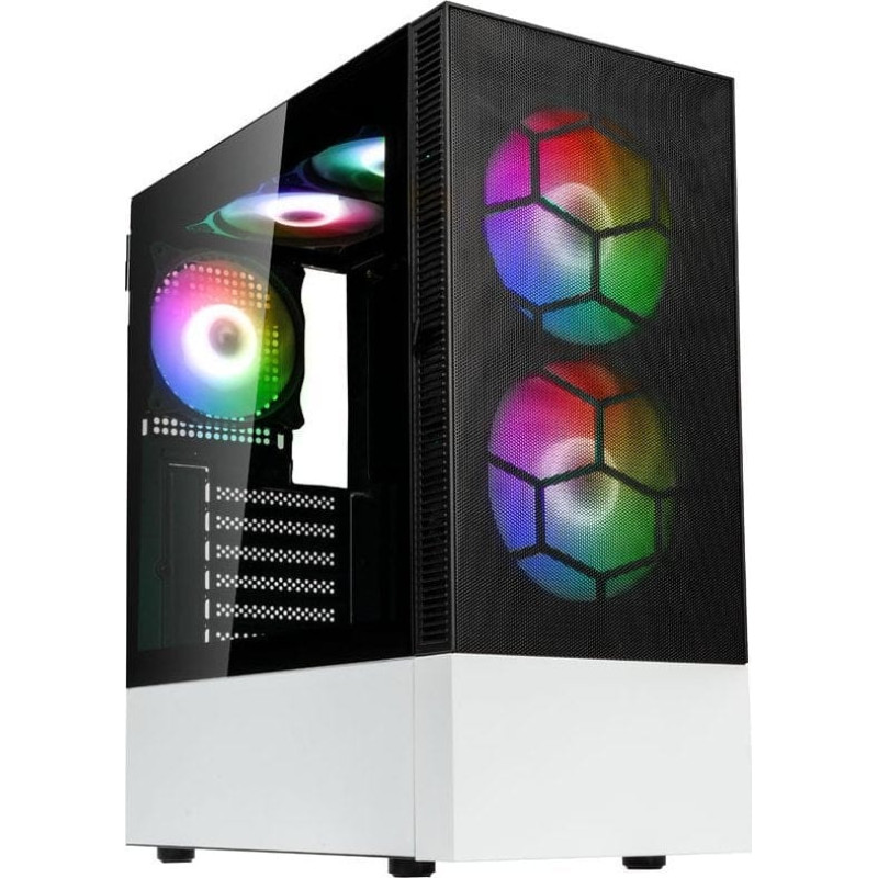 Kolink Obudowa Kolink Kolink Observatory MX Mesh ARGB Midi Tower Case - black/white