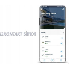 Kontakt-Simon Simon 54 GO Kontroler przyciskowy - 30 akcji do obsługi innych sterowników sterowany smartfonem WiFi 230V (moduł) czarny mat DEK