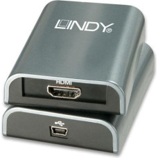 Lindy Adapter USB Lindy USB - HDMI Srebrny