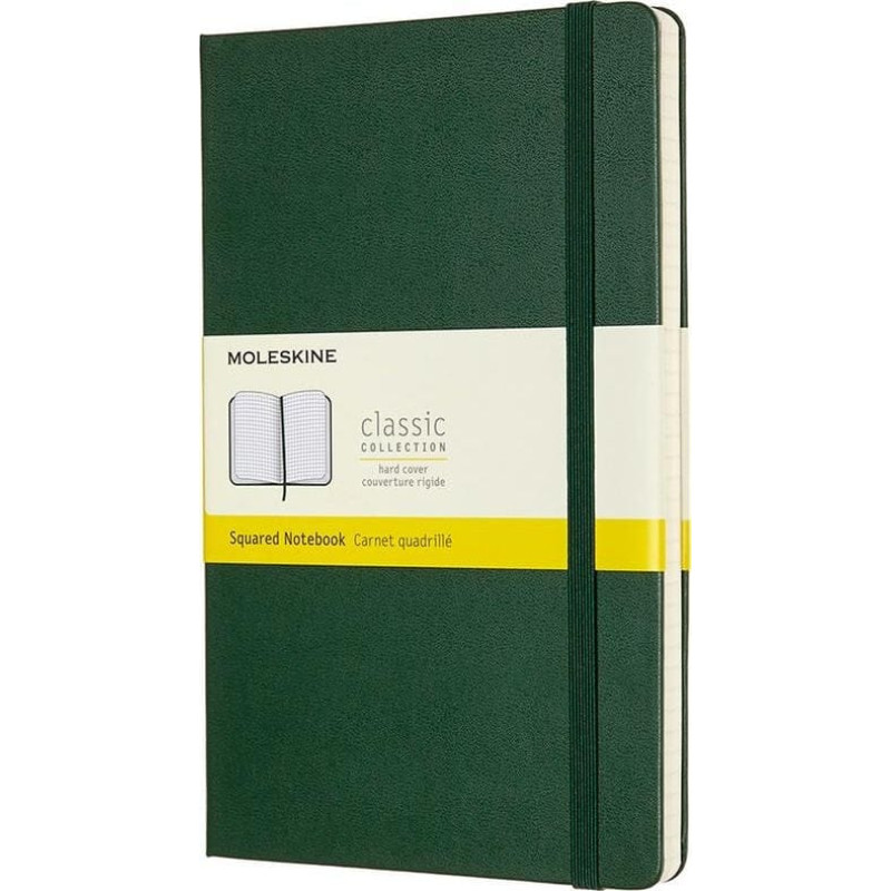 Moleskine Notes Classic L 13x21 tw. kratka mirtowa zieleń