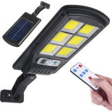 Maclean Solarna lampa uliczna LED z czujnikiem ruchu i pilotem Maclean IP54, 4W, 400lm, 6500K, Li-ion 1200 mAh, 3 tryby pracy MCE446