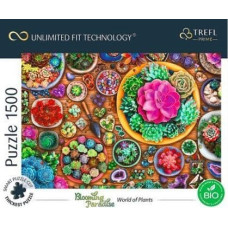 Trefl Puzzle 1500 element?w UFT Blooming Paradise World of Plants