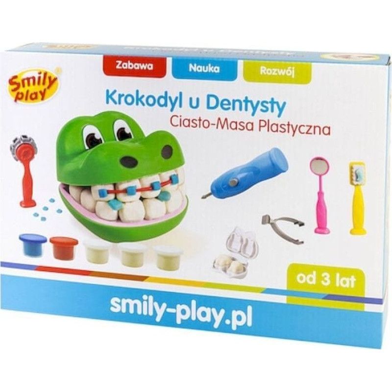 Smily Play Ciasto-Masa Plastyczna Krokodyl u dentysty