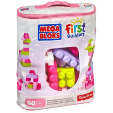 Mega Bloks First Builders - Torba Różowa (DCH54)