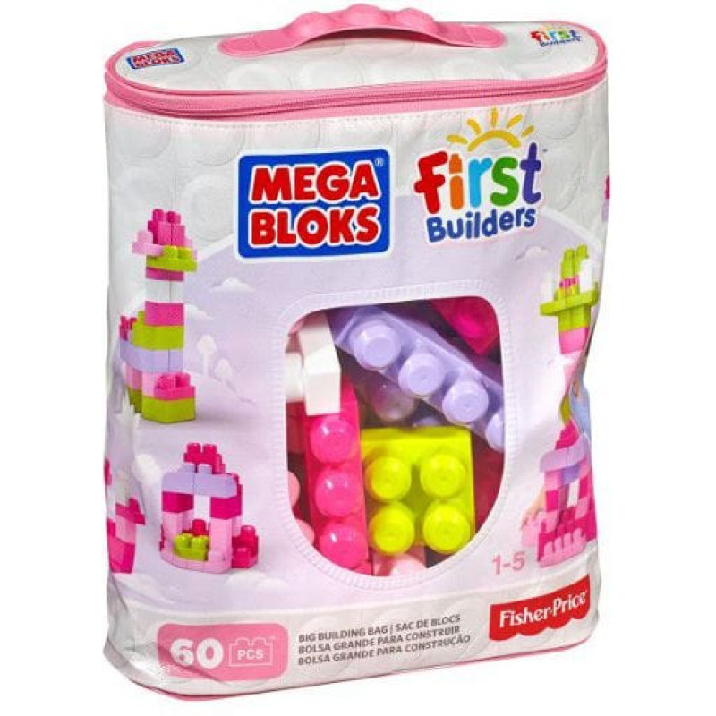 Mega Bloks First Builders - Torba Różowa (DCH54)