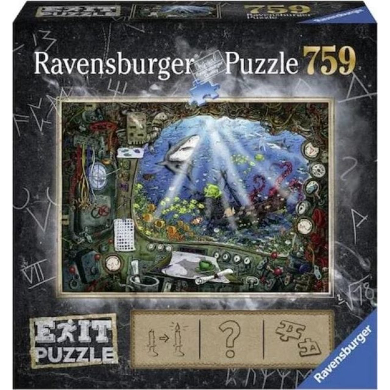 Ravensburger Puzzle Exit In Submarine 759