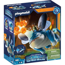 Playmobil 71082 Dragons: The Nine Realms - Plowhorn & D'Angelo (Mit Kristallfels zum Sprengen)