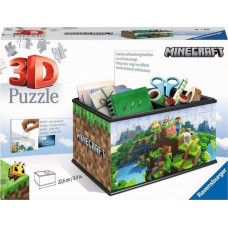 Ravensburger Puzzle 216 elementów 3D Szkatułka Minecraft