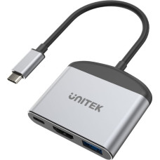 Unitek Stacja/replikator Unitek USB-C na HDMI 8K, USB-A, USB-C 100W (D1102A)